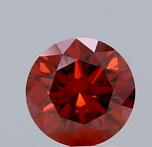 1 CT Fancy Orange Lab-Grown Diamond IGI Certified