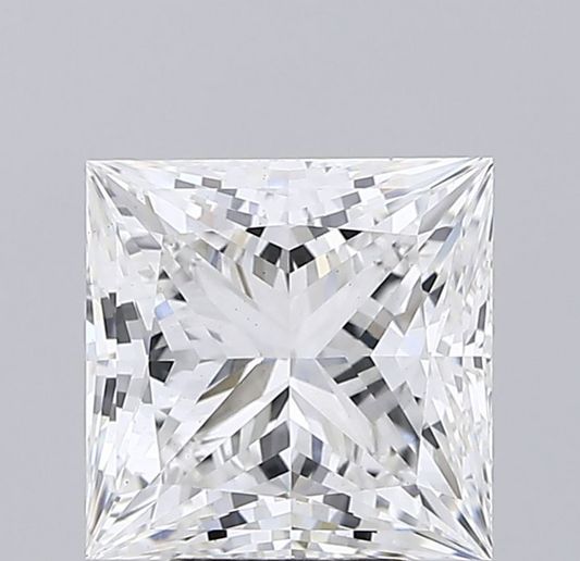 5 CT Princess Cut Lab Grown Diamond IGI Certified