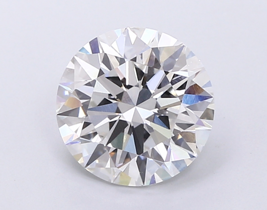 2 CT Round Cut Lab-Grown Diamond IGI Certified