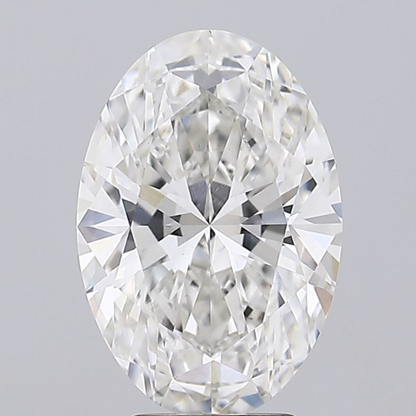4 CT Oval Cut Lab-Grown Diamond IGI Certified