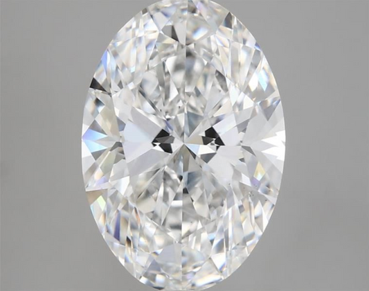 4 CT Oval Cut Lab-Grown Diamond IGI Certified