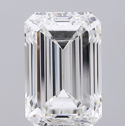 5 CT Emerald Cut Lab Grown Diamond IGI Certified