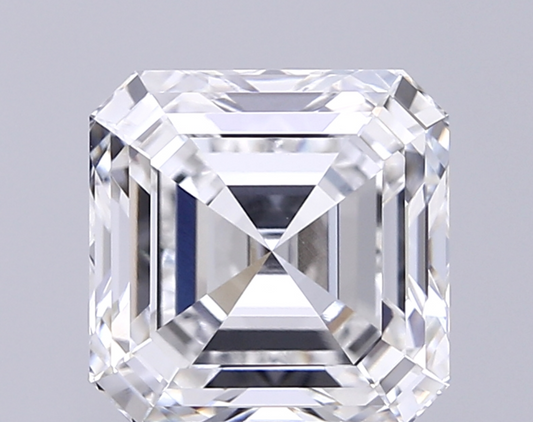 5 CT Square Emerald Cut Lab Grown Diamond IGI Certified