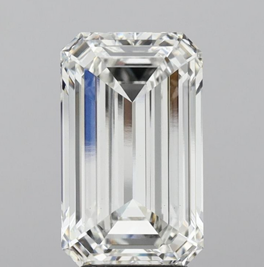 5 CT Emerald Cut Lab Grown Diamond IGI Certified
