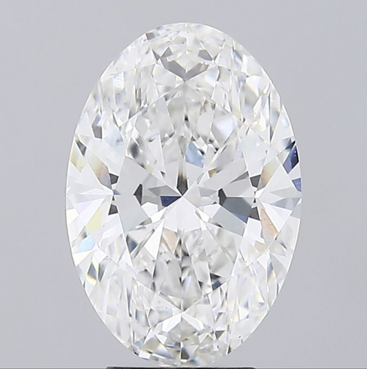 4 CT Oval Cut Lab-Grown Diamond IGI Certified
