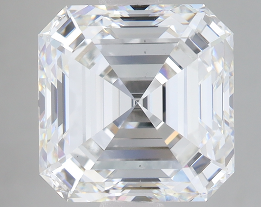 5 CT Square Emerald Cut Lab Grown Diamond IGI Certified