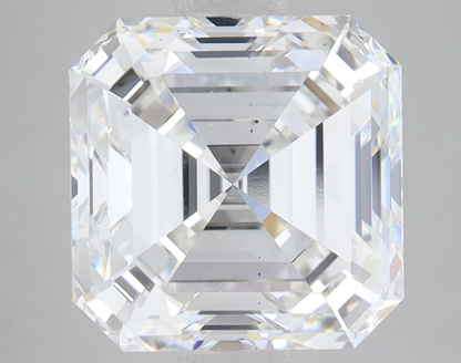 5 CT Square Emerald Cut Lab Grown Diamond IGI Certified