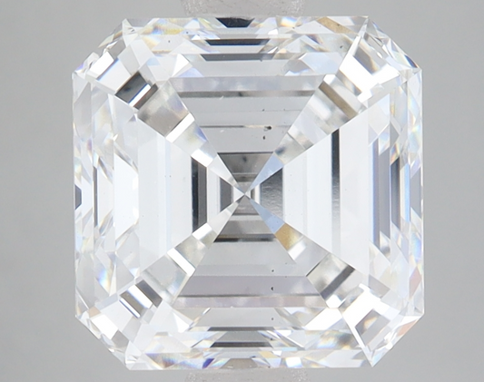 5 CT Square Emerald Cut Lab Grown Diamond IGI Certified