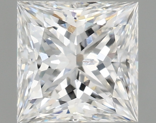 1  Carat Princess Cut Lab Grown Diamond IGI Certified