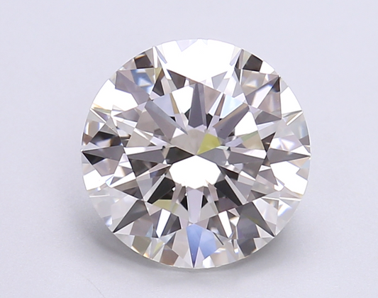 3 CT Round Cut Lab-Grown Diamond IGI Certified