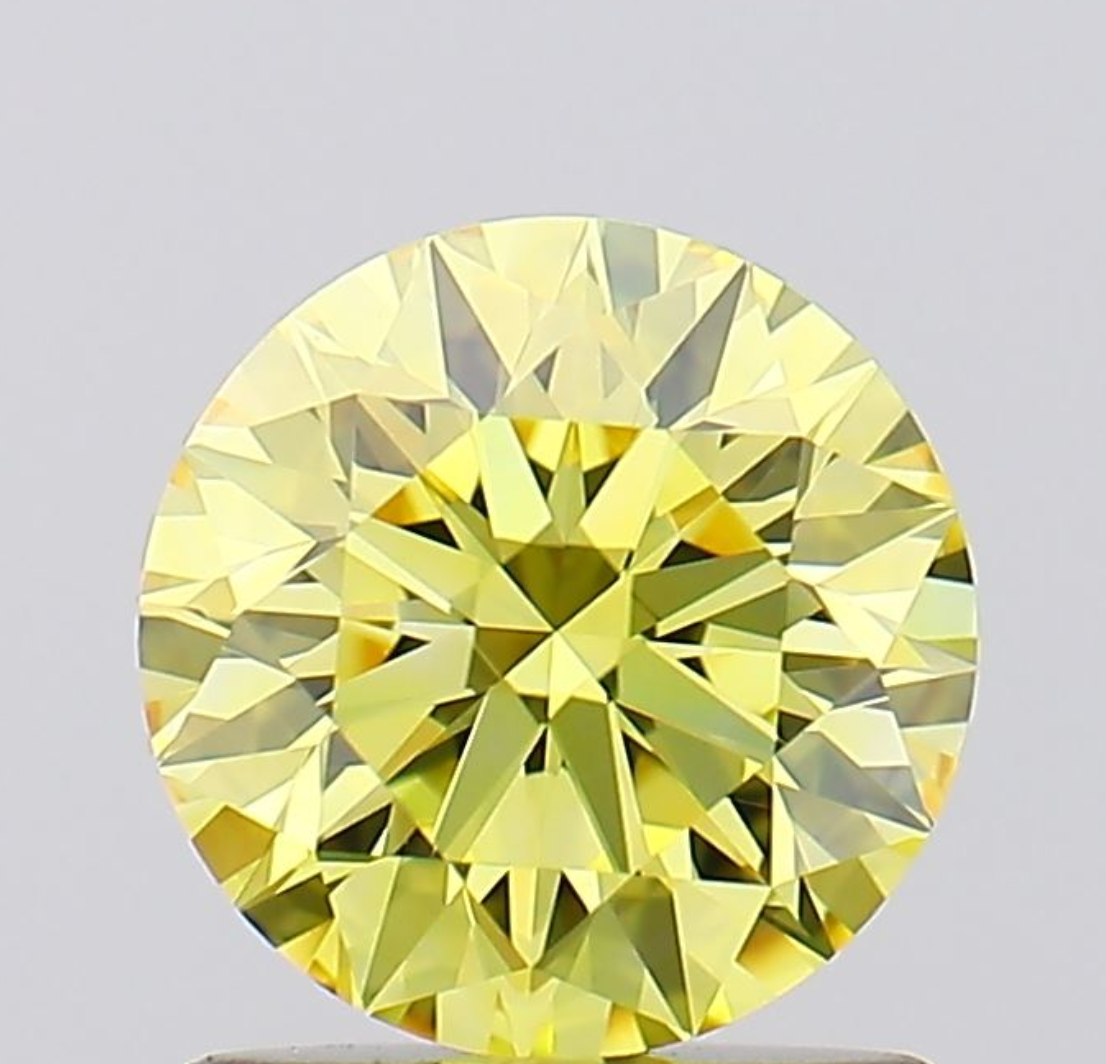 1  Carat Round Cut Lab Grown Diamond IGI Certified