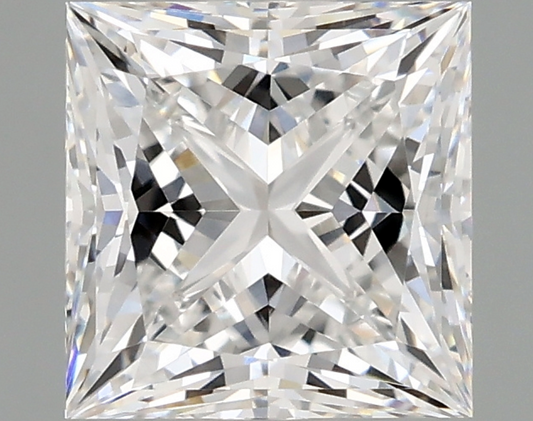 1  Carat Princess Cut Lab Grown Diamond IGI Certified