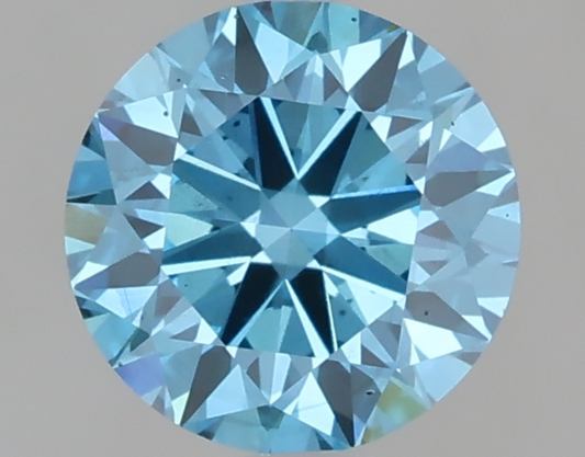 1 CT Fancy Blue Round Cut Lab-Grown Diamond IGI Certified