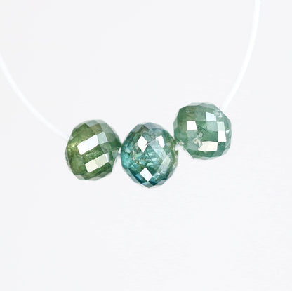 Real Treated Diamond Beads for Necklace and Bracelet | Authentic Gemstone Jewelry | Sparkling Diamond Strands | Unique DIY Jewelry Supplies