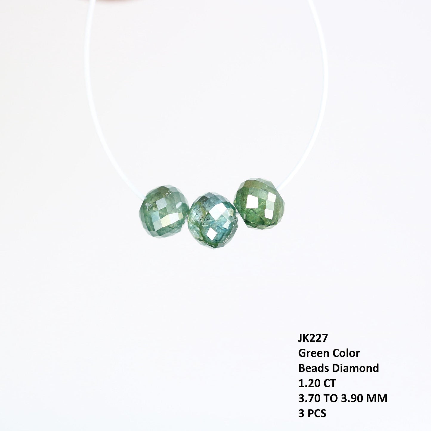 Real Treated Diamond Beads for Necklace and Bracelet | Authentic Gemstone Jewelry | Sparkling Diamond Strands | Unique DIY Jewelry Supplies