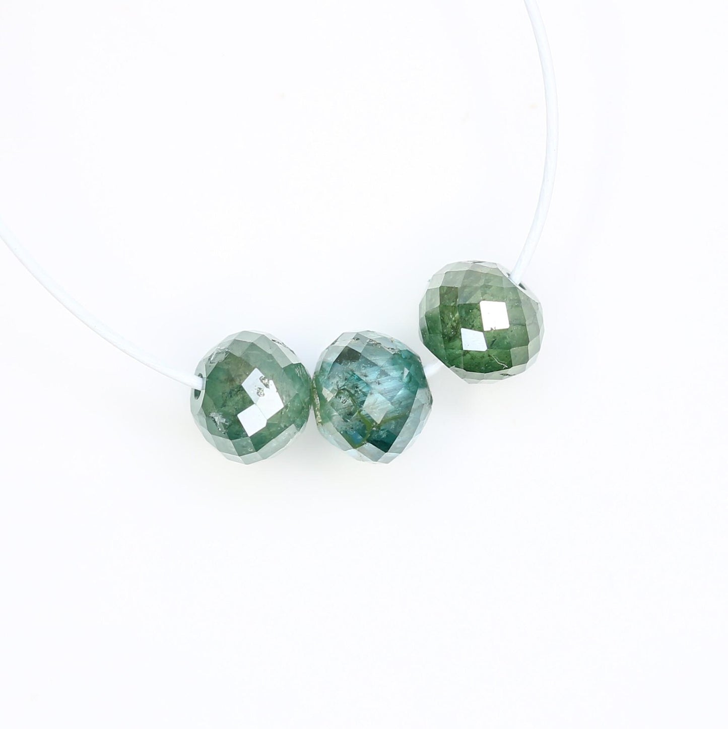 Real Treated Diamond Beads for Necklace and Bracelet | Authentic Gemstone Jewelry | Sparkling Diamond Strands | Unique DIY Jewelry Supplies