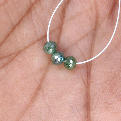 Real Treated Diamond Beads for Necklace and Bracelet | Authentic Gemstone Jewelry | Sparkling Diamond Strands | Unique DIY Jewelry Supplies