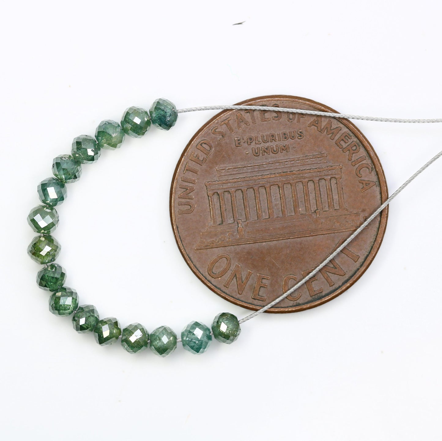 Luxurious Green Diamond Beads | Perfect for Artisan Jewelry and DIY Designs