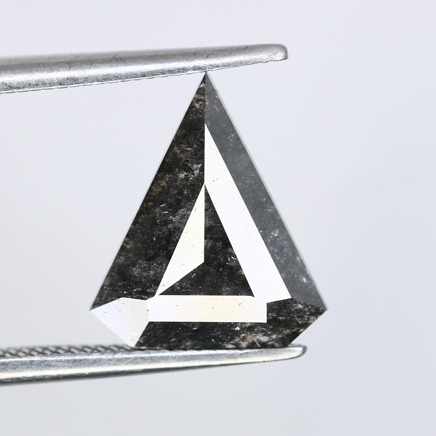 Striking Black Triangle Diamond - Unique Gemstone for Engagement Rings, Artisan Jewelry & Custom Designs