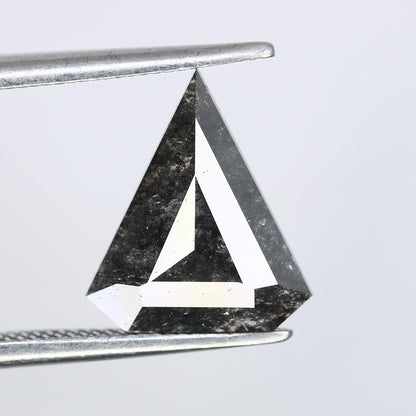 Striking Black Triangle Diamond - Unique Gemstone for Engagement Rings, Artisan Jewelry & Custom Designs