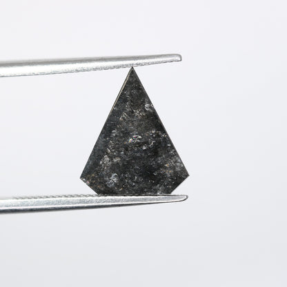 Striking Black Triangle Diamond - Unique Gemstone for Engagement Rings, Artisan Jewelry & Custom Designs