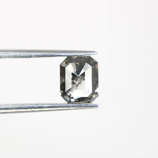 Salt and Pepper Emerald Cut Diamond - Distinctive Gemstone for Vintage Engagement Rings, Artisan Jewelry & Custom Designs