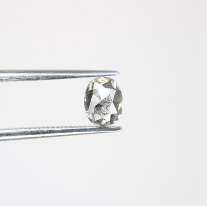 Gorgeous Oval-Shaped Salt and Pepper Diamond - Unique Gemstone for Engagement Rings, Artisan Jewelry & Custom Creations