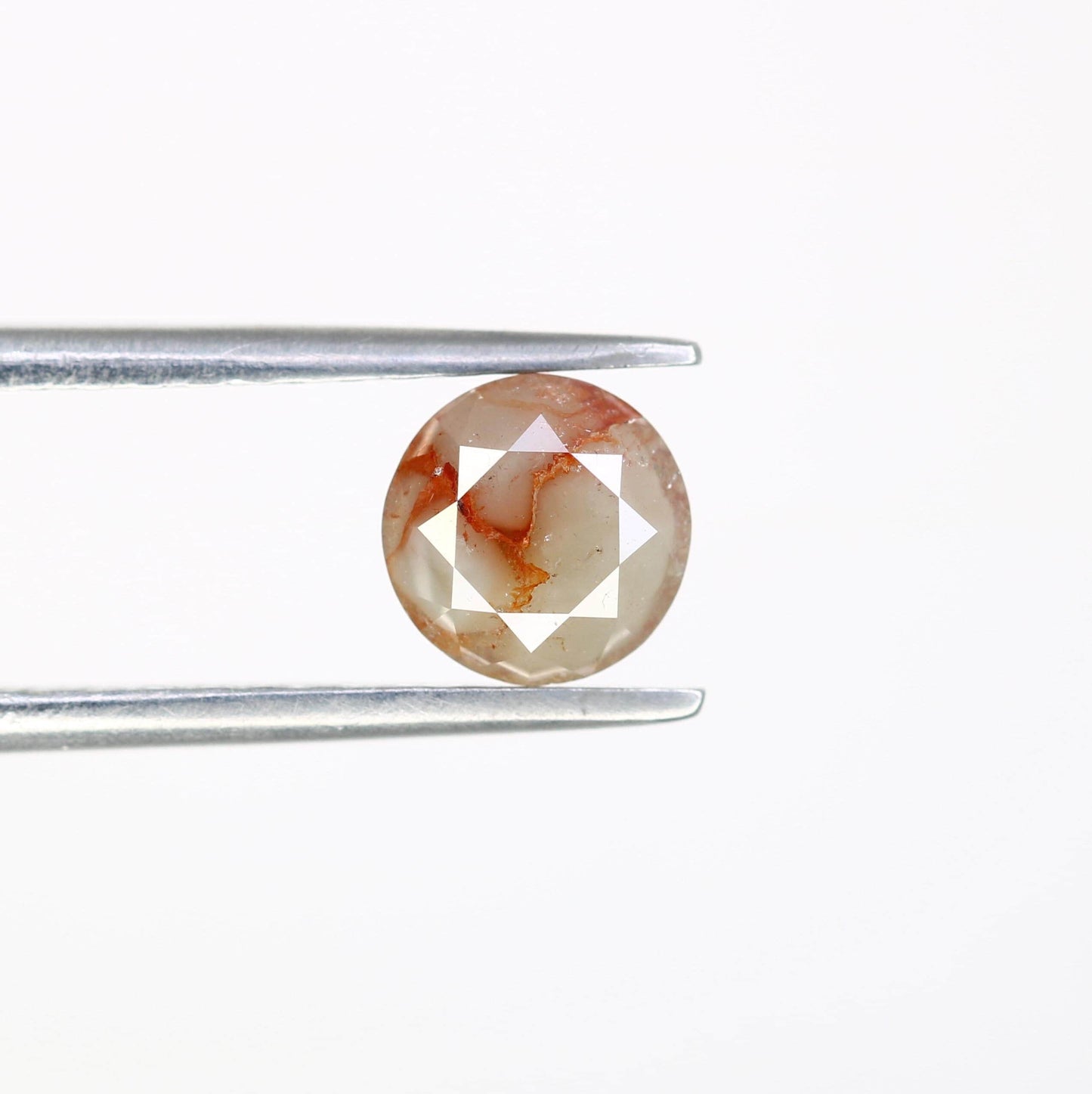 Exquisite Rustic Round Loose Diamond - Natural Gemstone for Unique Engagement Rings & Artisan Jewelry Designs