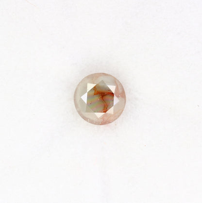 Exquisite Rustic Round Loose Diamond - Natural Gemstone for Unique Engagement Rings & Artisan Jewelry Designs