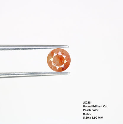 Natural Round Cut Rustic Diamond - Unique Gemstone for Engagement Rings, Artisan Jewelry & Custom Designs