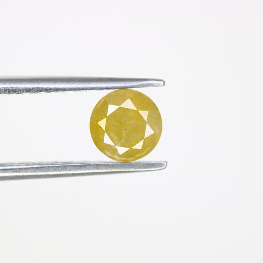 Exquisite Natural Yellow Diamond - Round Cut Gemstone for Engagement Rings, Custom Jewelry & Unique Designs