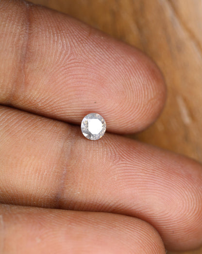 Gorgeous Round Salt and Pepper Diamond - Unique Gemstone for Engagement Rings, Artisan Jewelry & Custom Creations