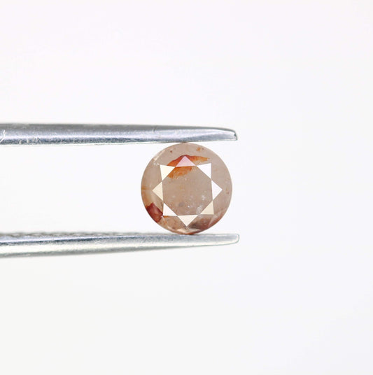 Raw Natural Yellow Rustic Round Cut Diamond - Unique Gemstone for Artisan Jewelry, Engagement Rings & Custom Designs