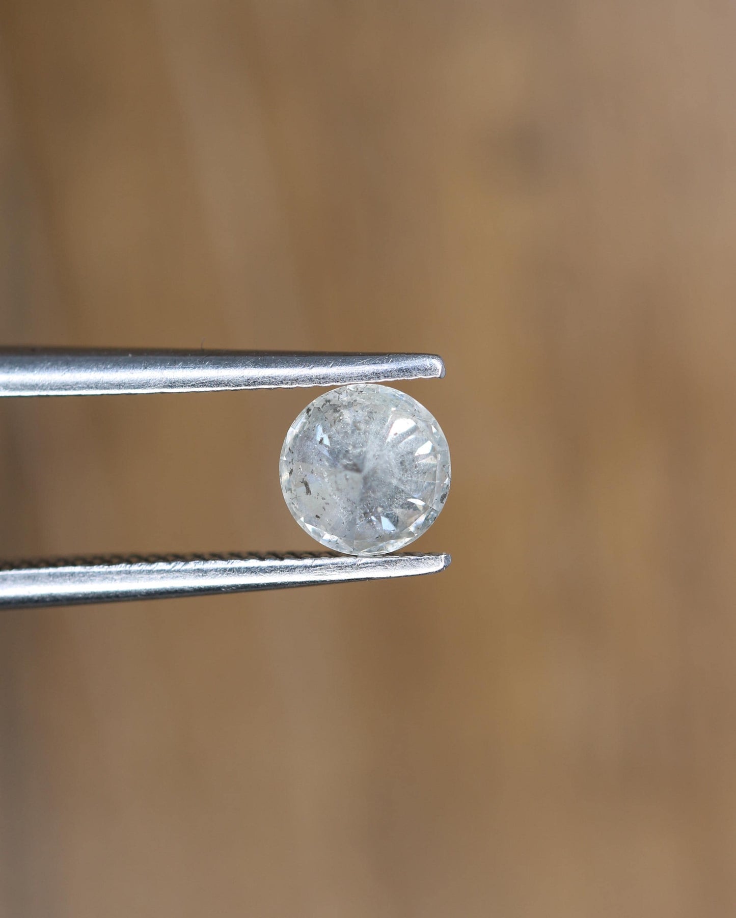 Captivating Round Salt and Pepper Diamond - Distinctive Gemstone for Engagement Rings, Handmade Jewelry & Custom Designs