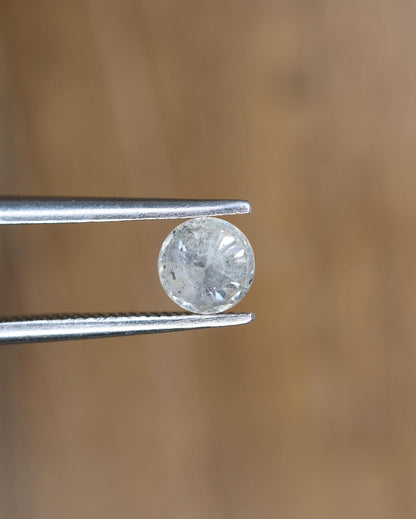 Captivating Round Salt and Pepper Diamond - Distinctive Gemstone for Engagement Rings, Handmade Jewelry & Custom Designs