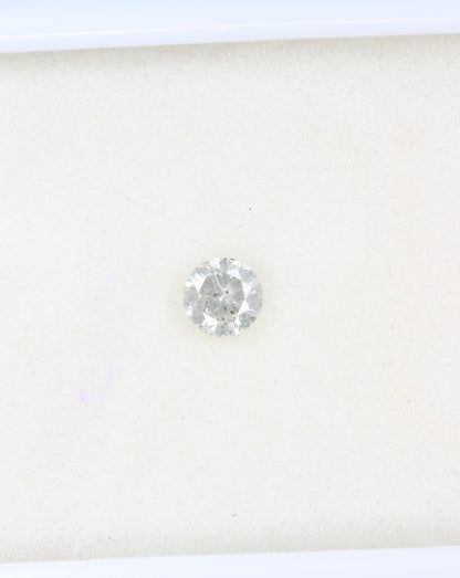 Captivating Round Salt and Pepper Diamond - Distinctive Gemstone for Engagement Rings, Handmade Jewelry & Custom Designs