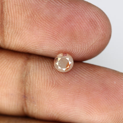 Raw Natural Yellow Rustic Round Cut Diamond - Unique Gemstone for Artisan Jewelry, Engagement Rings & Custom Designs