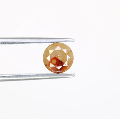 Unique Natural Rustic Round Cut Diamond - Artisan Gemstone for Engagement Rings & Custom Jewelry