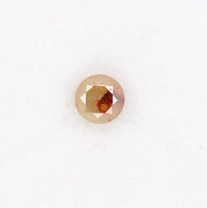 Unique Natural Rustic Round Cut Diamond - Artisan Gemstone for Engagement Rings & Custom Jewelry