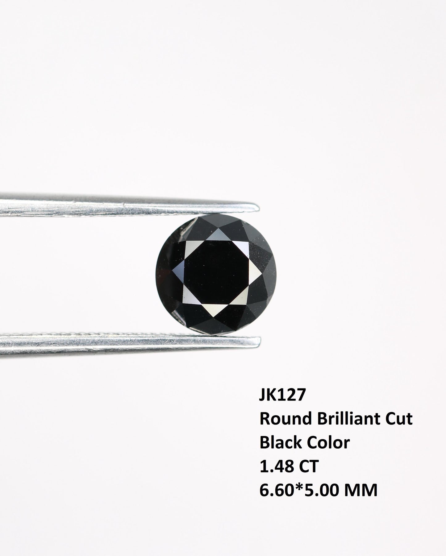 1.48 Carat Natural Loose Round Brilliant Cut Diamond | Conflict-Free Sparkling Gem | Ideal for Engagement Ring or Custom Jewelry Design