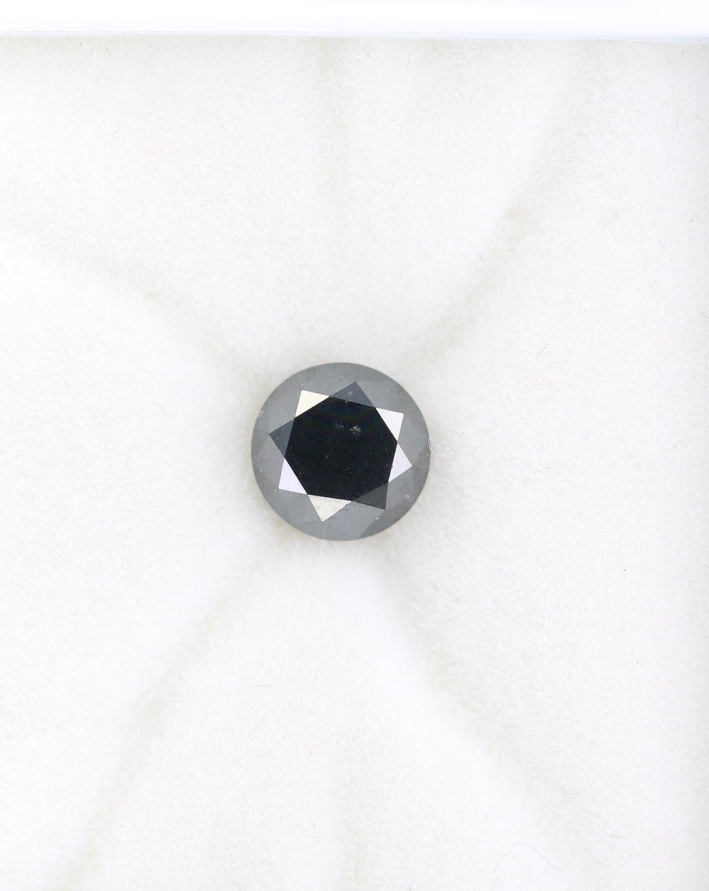 1.55 CT Luxurious Loose Black Treated Diamond | Distinctive Fancy Black Gemstone for Custom Jewelry | Anniversary Gift | Jewelry Creation