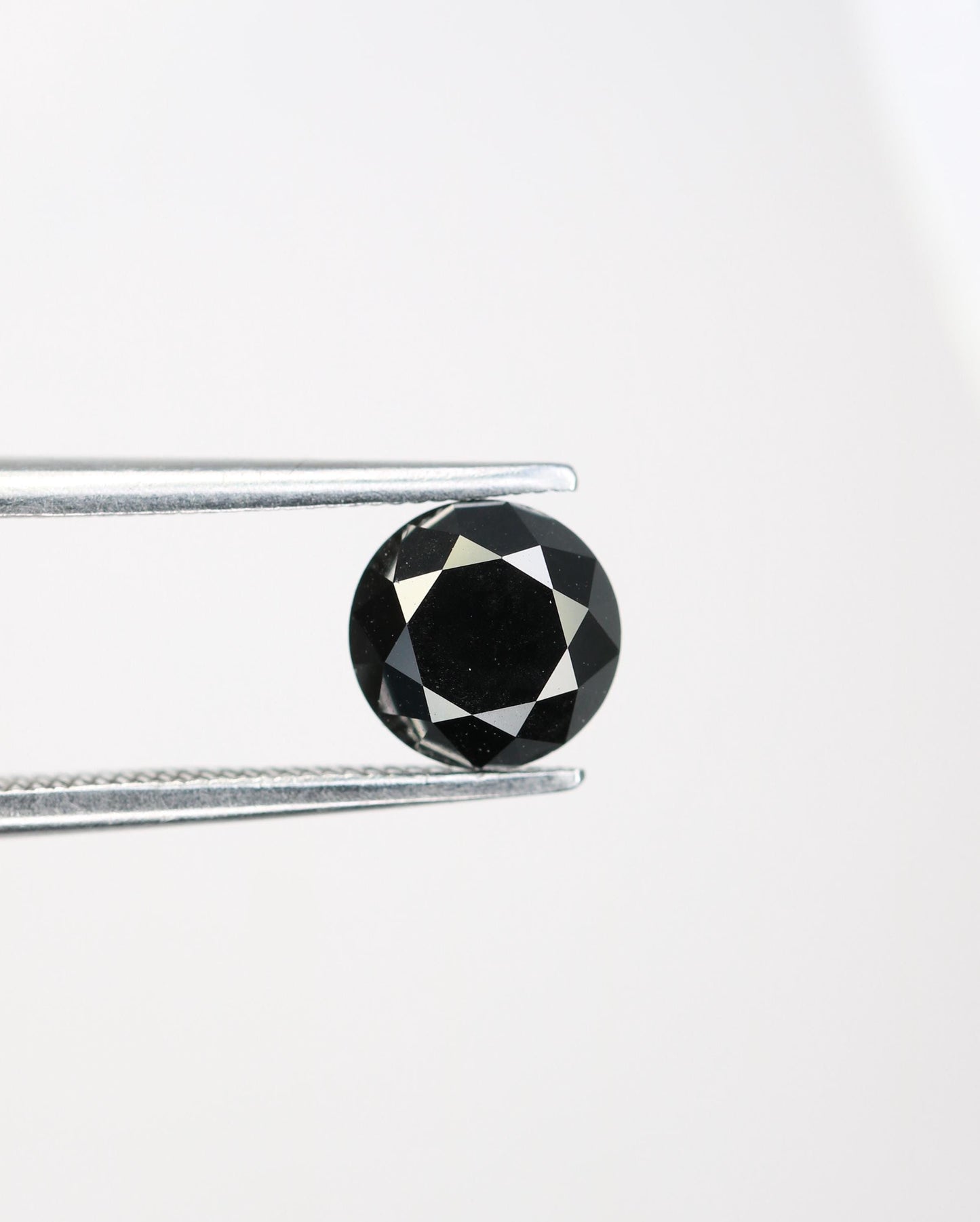 1.50 CT Natural Black Diamond | Loose Fancy Black Gemstone for Unique Jewelry | Timeless Anniversary Gift | Custom Jewelry Making Supply