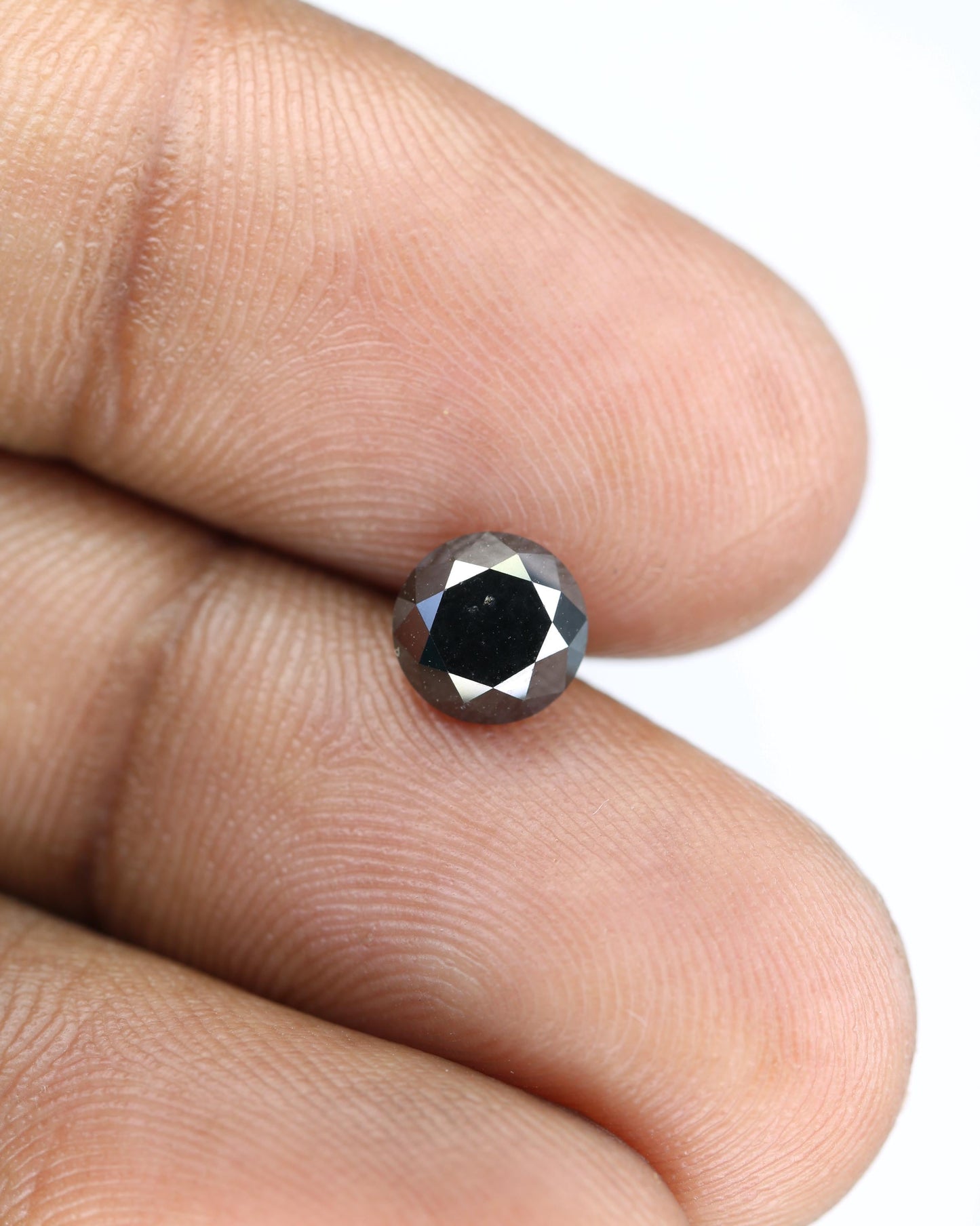 1.55 CT Luxurious Loose Black Treated Diamond | Distinctive Fancy Black Gemstone for Custom Jewelry | Anniversary Gift | Jewelry Creation