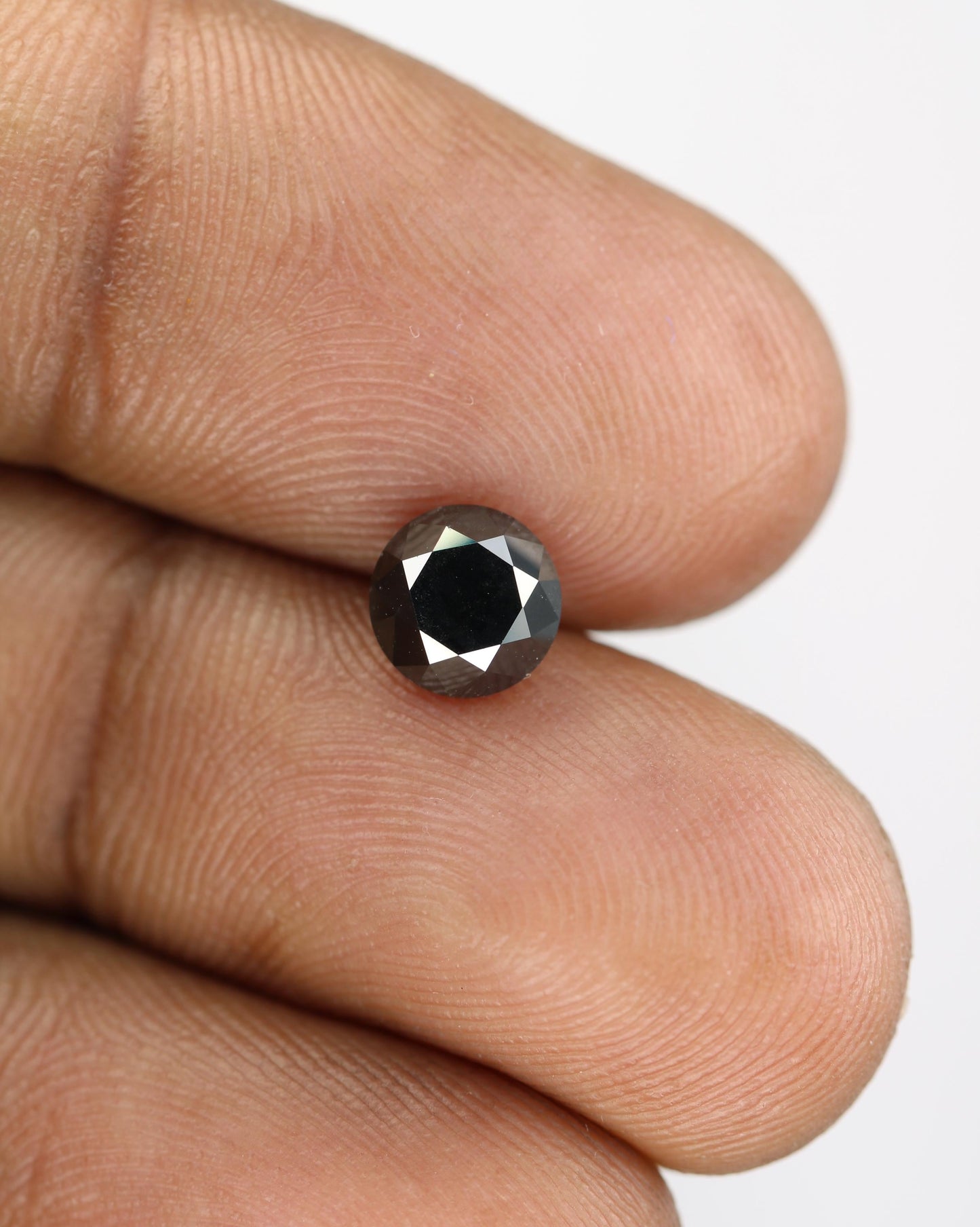 1.50 CT Natural Black Diamond | Loose Fancy Black Gemstone for Unique Jewelry | Timeless Anniversary Gift | Custom Jewelry Making Supply