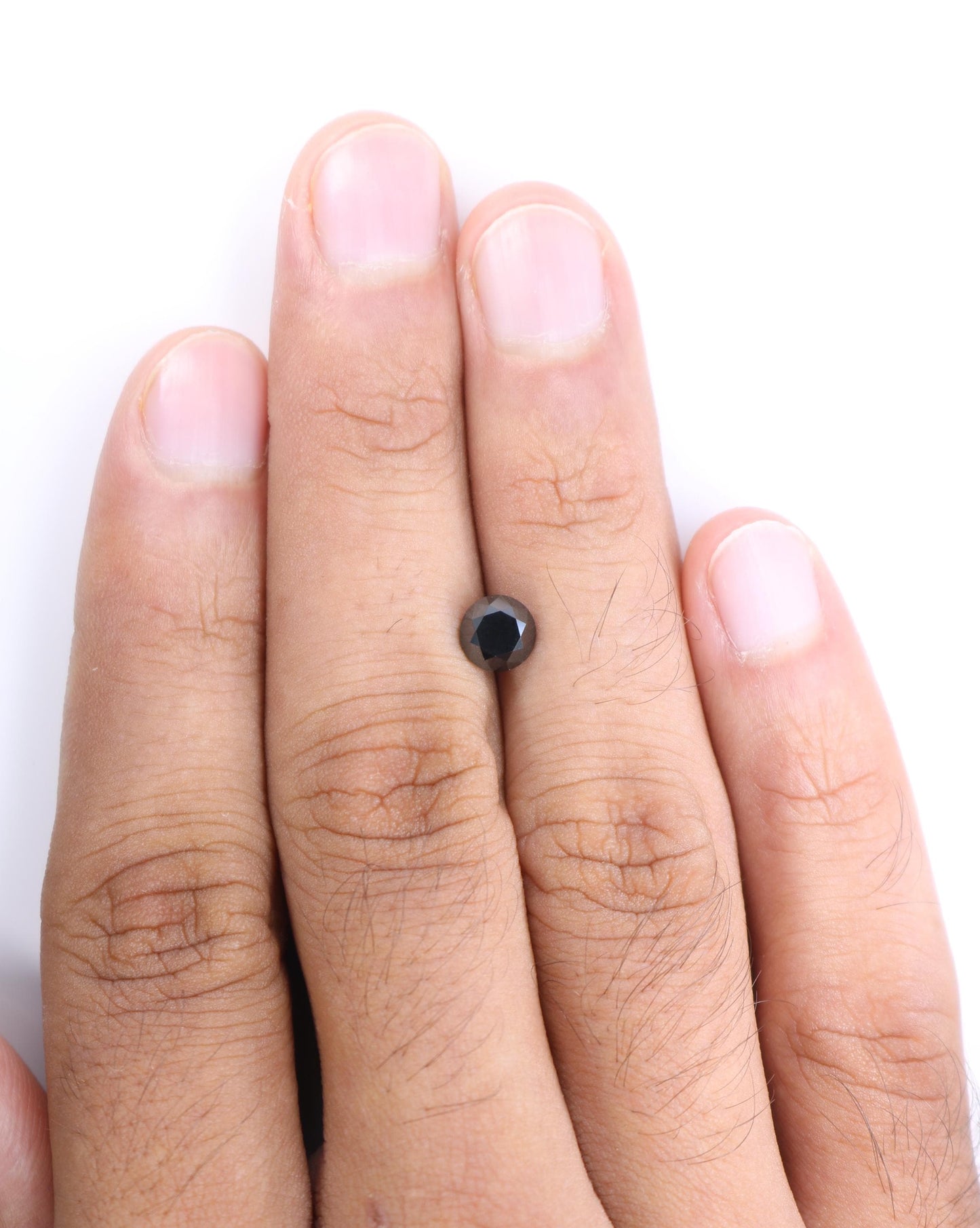 1.50 CT Natural Black Diamond | Loose Fancy Black Gemstone for Unique Jewelry | Timeless Anniversary Gift | Custom Jewelry Making Supply