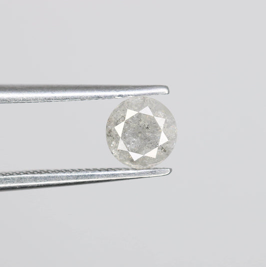 Natural Salt and Pepper Diamond - 0.58 Carat Loose Shield Shape Gemstone for Custom Jewelry and Engagement Rings