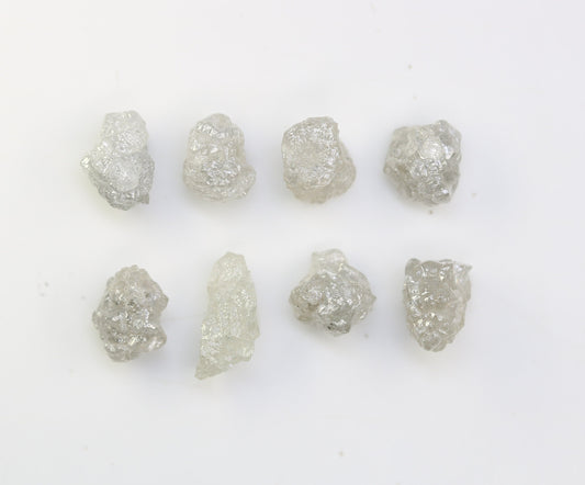 6.22 CT Natural Rough Diamond, Loose Uncut Raw Gemstone, Industrial Quality, Unpolished Loose Beads for Jewelry Making