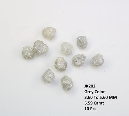 5.59 CT Uncut Natural Rough Diamond | Earth-Mined, Colorless Gemstone for Earrings, Necklace & Anniversary Jewelry | Unique Gift for Her