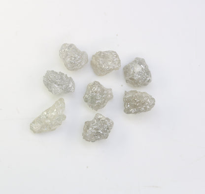 6.22 CT Natural Rough Diamond, Loose Uncut Raw Gemstone, Industrial Quality, Unpolished Loose Beads for Jewelry Making