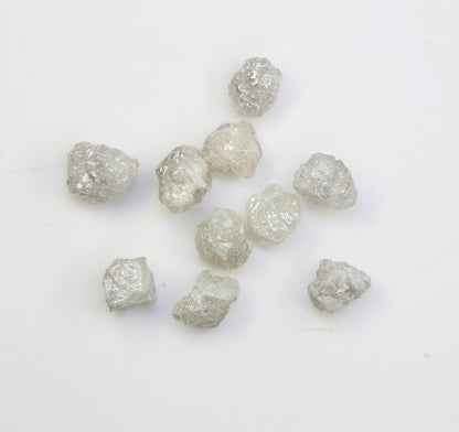 5.59 CT Uncut Natural Rough Diamond | Earth-Mined, Colorless Gemstone for Earrings, Necklace & Anniversary Jewelry | Unique Gift for Her